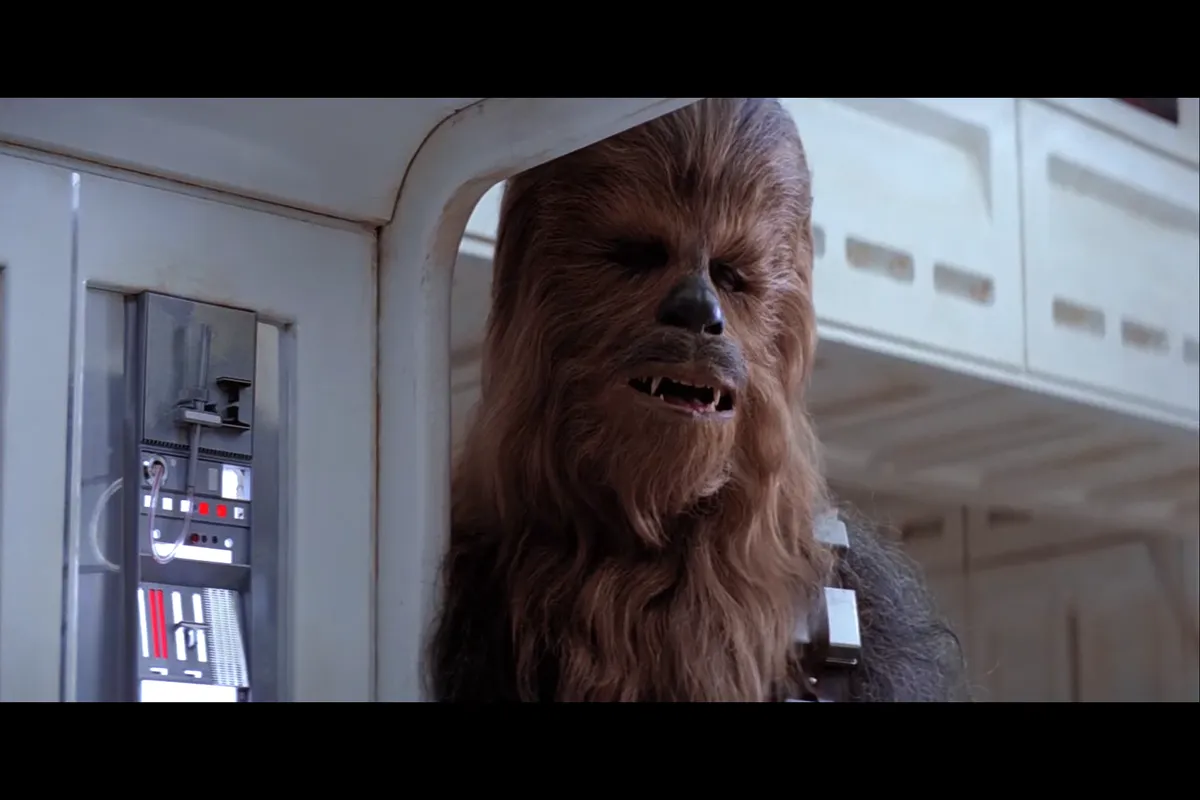 Chewbacca in Star Wars Via The Verge