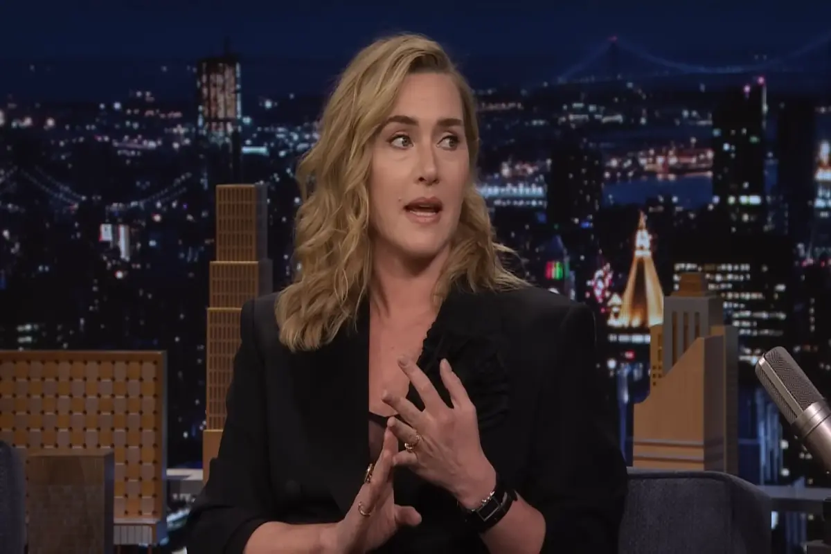 Kate Winslet via The LATE NIGHT SHOW 