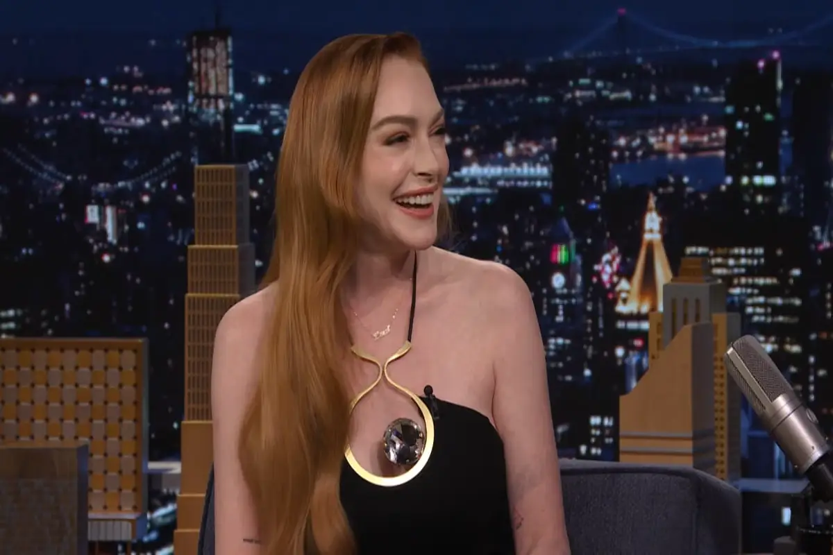 Lindsay Lohan via The Tonight Show with Jimmy Fallon