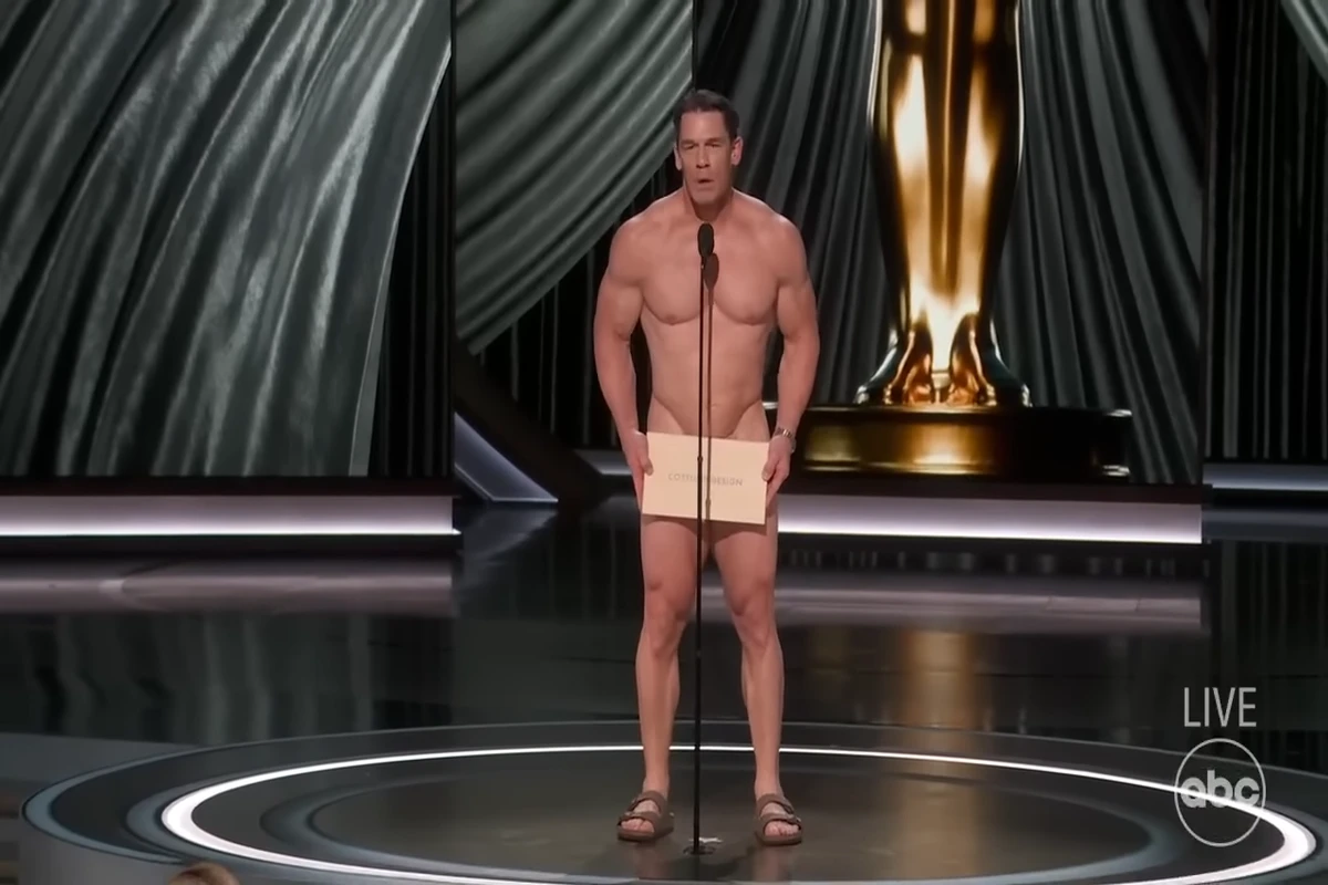 Oscars 2024 - Nearly naked John Cena