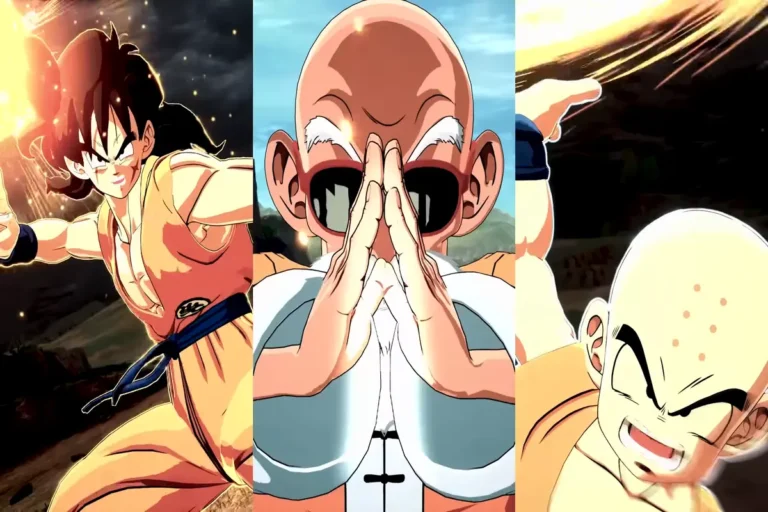 Master Roshi, Krillin, and Yamcha