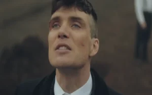 Cillian Murphy as Tommy Shelby in Peaky Blinders