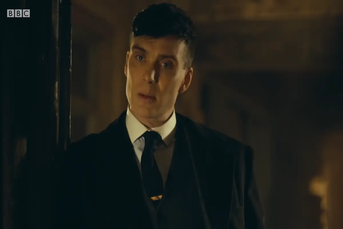 Cillian Murphy as Tommy Shelby in Peaky Blinders