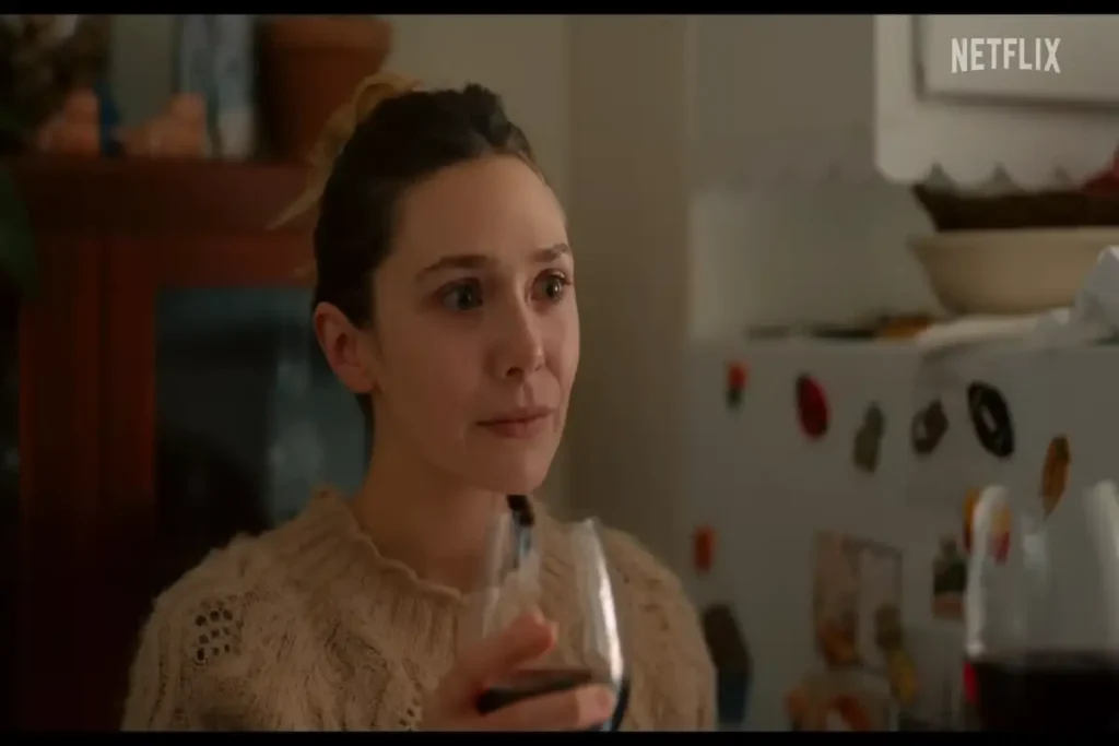 Elizabeth Olsen in His Three Daughters - Netflix