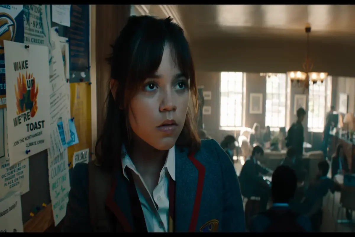 Jenna Ortega in Beetlejuice 2