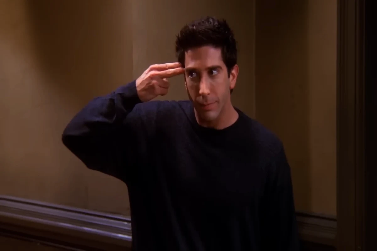 David Schwimmer as Ross in Friends